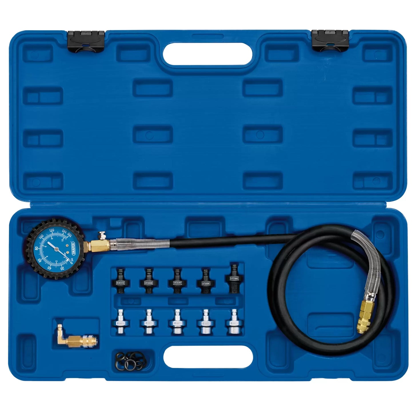 Draper Tools - 35879 - Oil Pressure Test Kit (12 Piece)