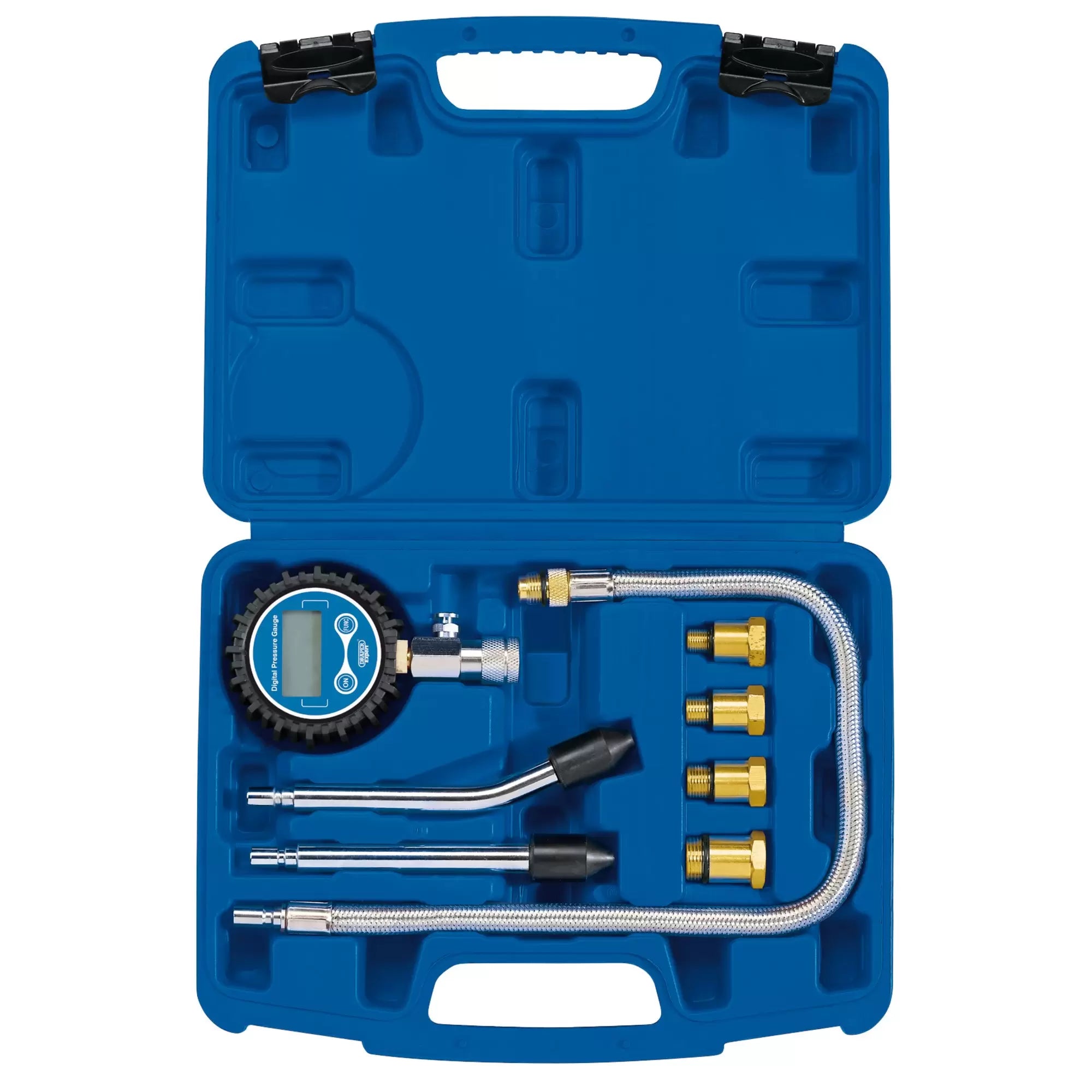 Draper Tools - 35885 - Draper Expert Digital Petrol Compression Test Kit (8 Piece)