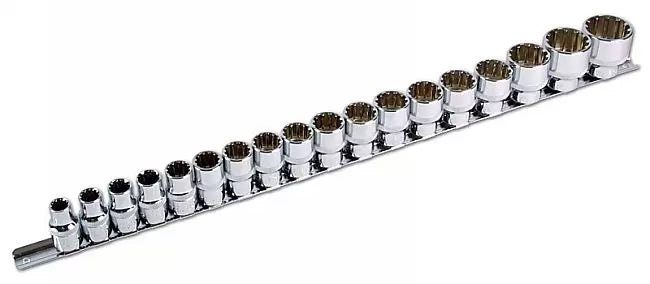 Laser - 3594 - Alldrive Socket Set 1/2"D 18pc