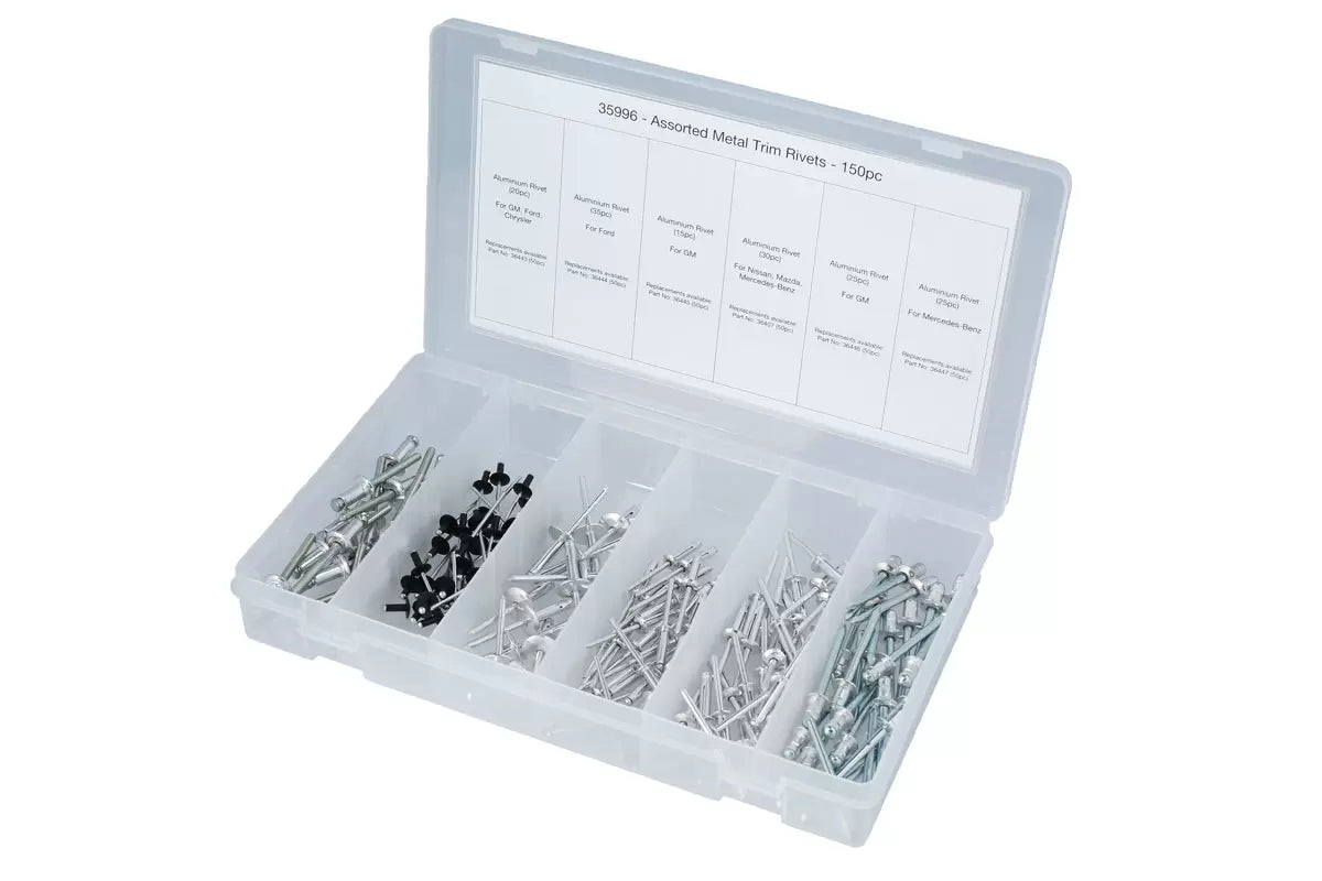 Connect - 35996 - Assorted Metal Trim Rivets 150pc