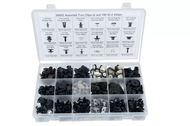 Assorted Trim Clips VW ID.4 440pc