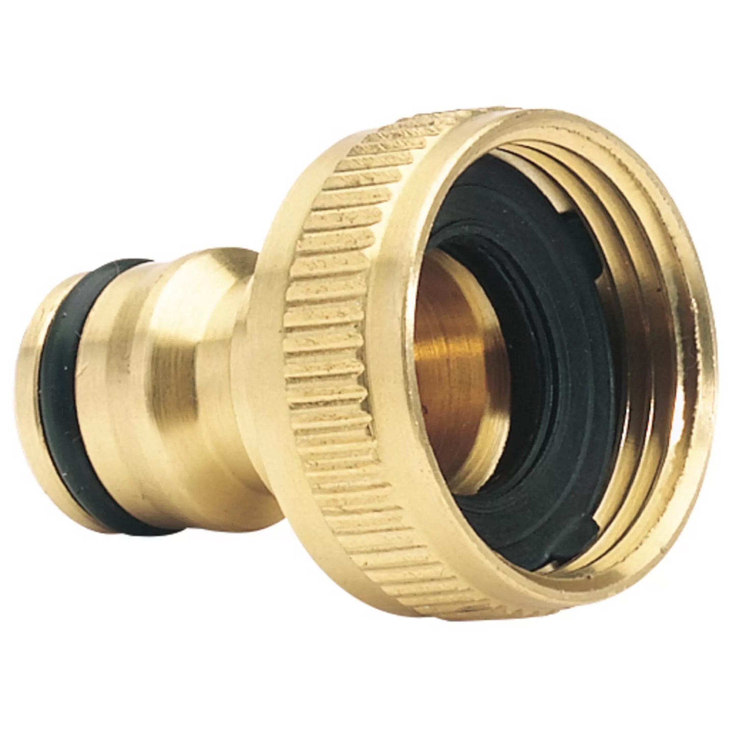 Draper Tools - 36198 - Brass Garden Hose Tap Connector, 3/4"