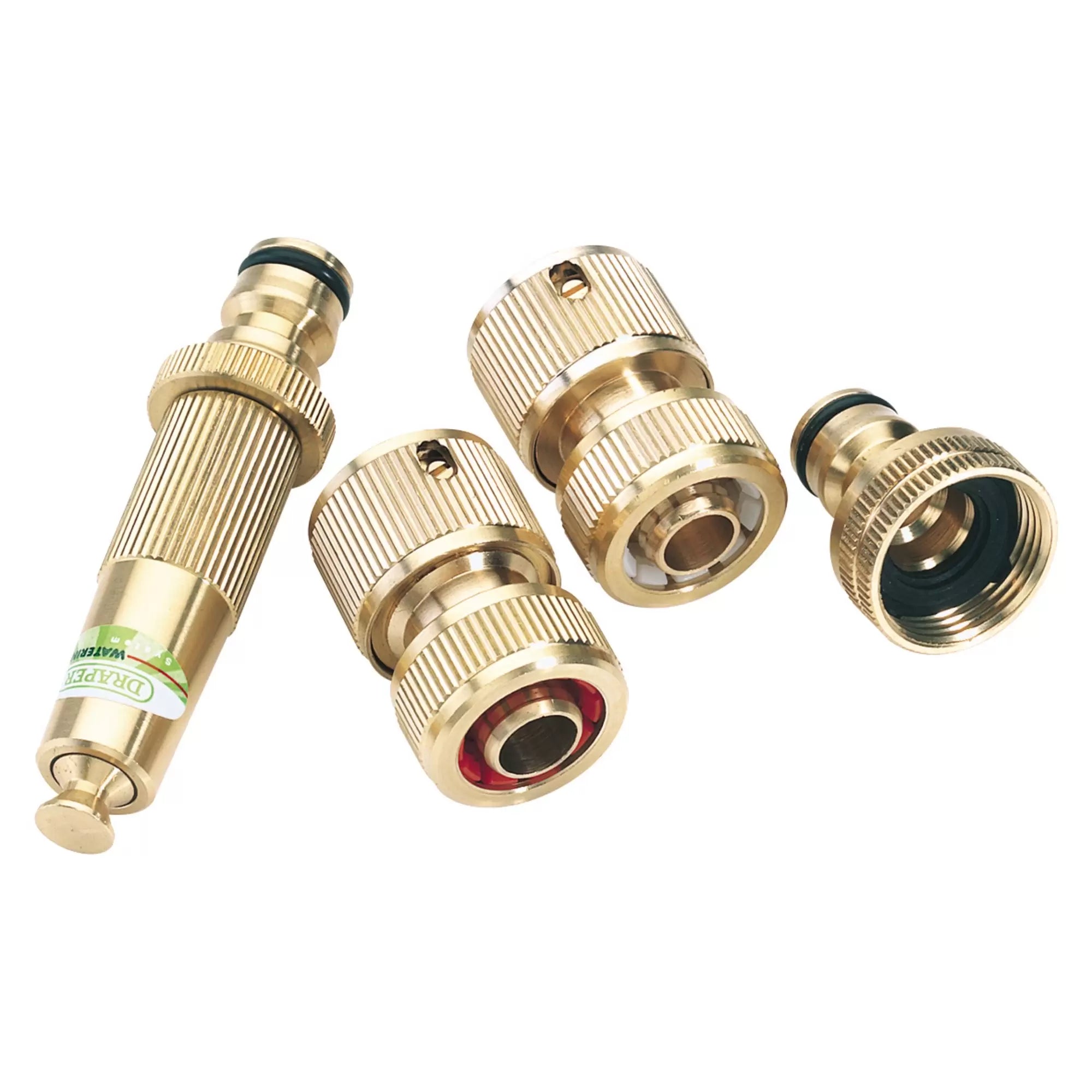 Draper Tools - 36223 - Brass Watering Accessory Set (4 Piece)