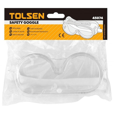 Tolsen 45074 Safety Goggle – Protective Eye Gear (White)