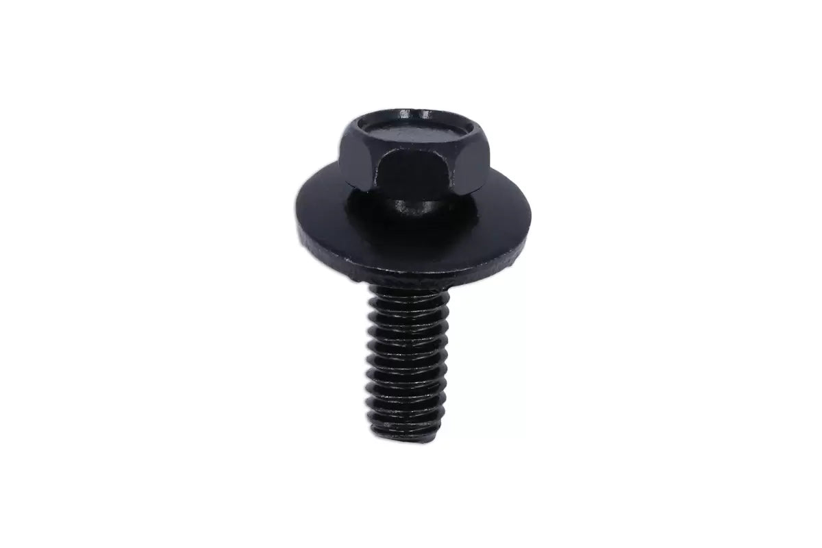 Black Hex-Head Body Screw with Washer for Toyota 50pc
