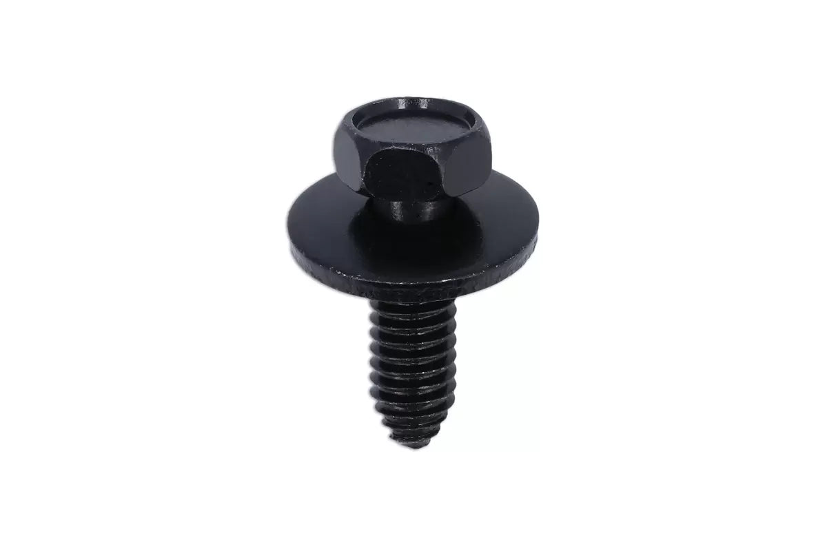 Connect - 36427 - Black Hex-Head Body Screw with Washer - for Vauxhall Opel 50pc