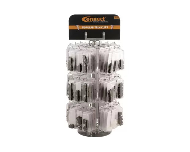 Trim Clip Rack c/w Clam Packs 108pc