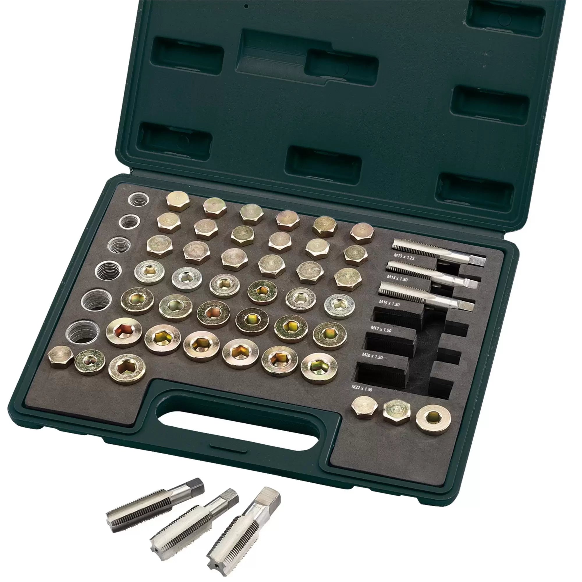 Draper Tools - 36631 - Draper Expert Drain Plug Repair Kit (120 Piece)