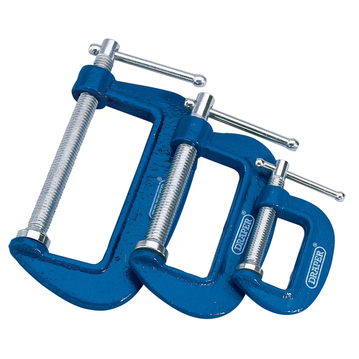 Draper Tools - 36779 - C-CLAMP SET 3PC (25/50/75MM)