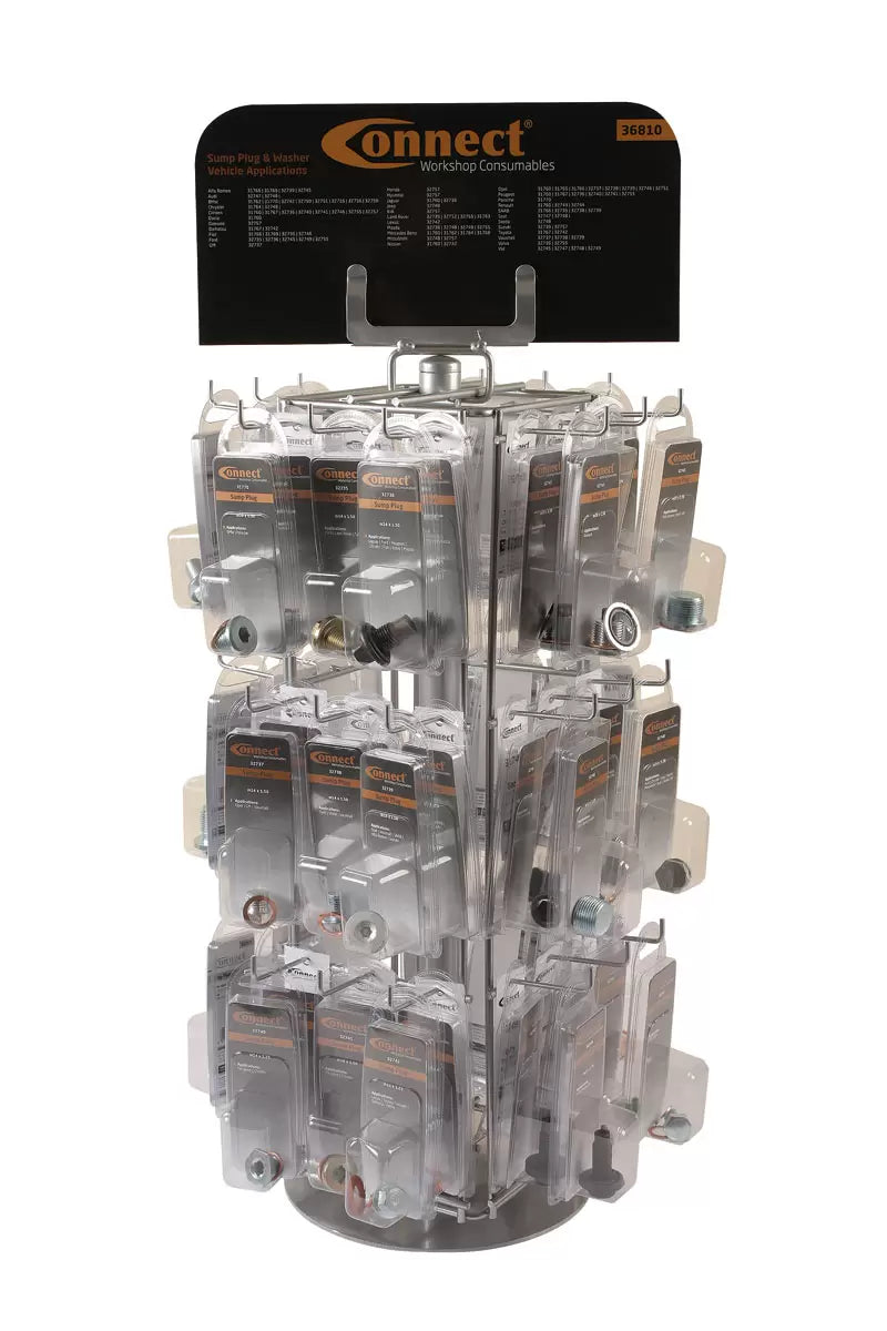 Sump Plug Rack c/w 72 Packs