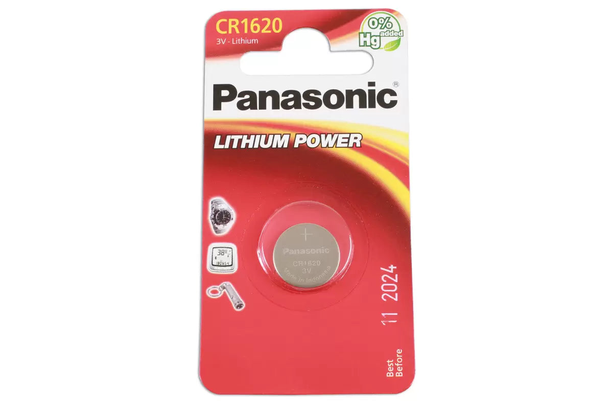 Connect - 36906 - Panasonic CR1620 Coin Cell Battery