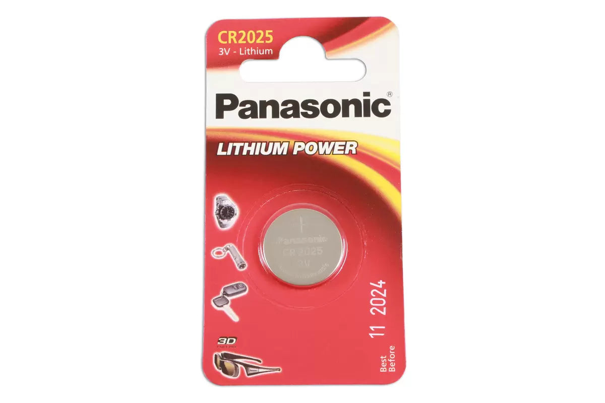 Connect - 36908 - Panasonic CR2025 Coin Cell Battery