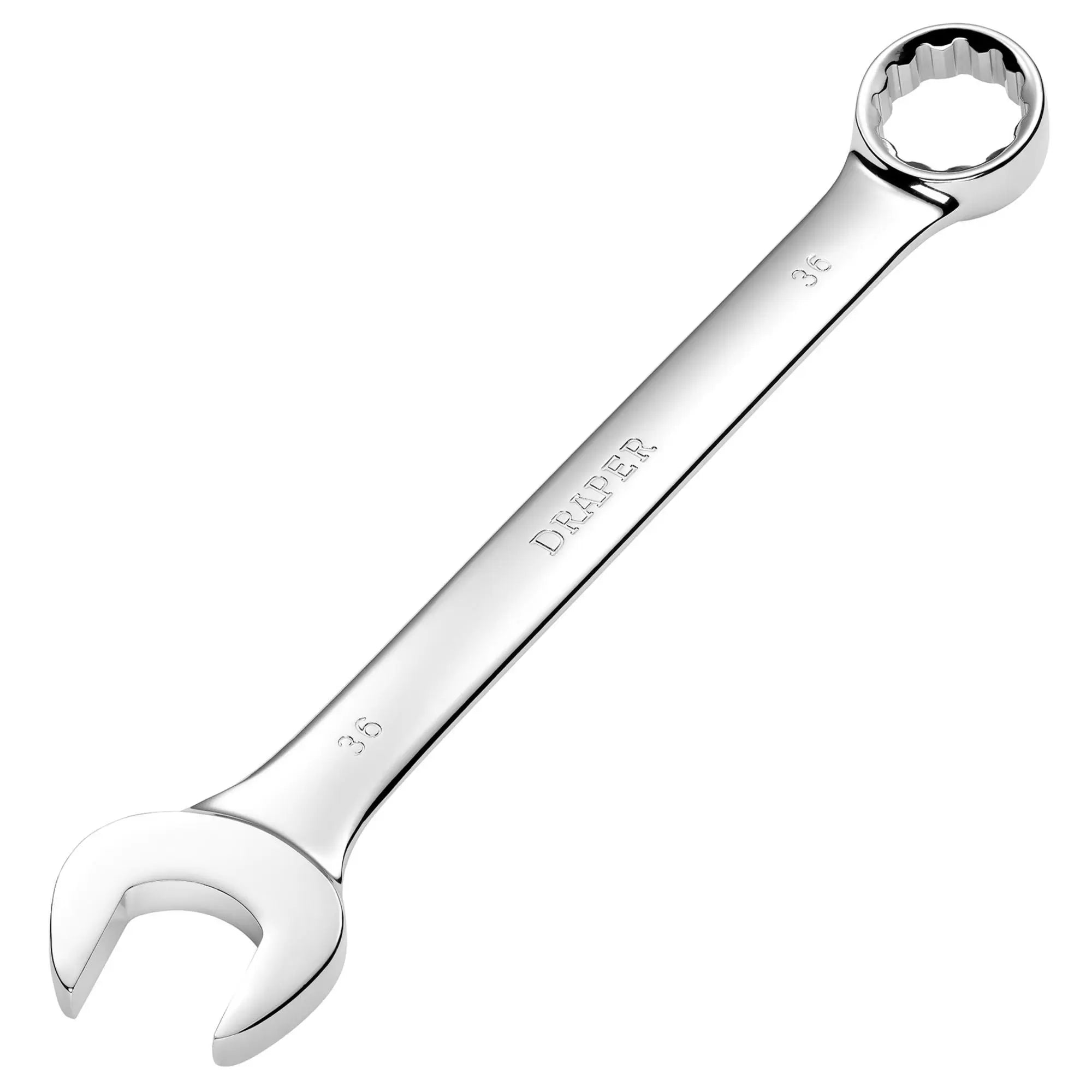 Draper Tools - 36956 - Heavy Duty Long Pattern Metric Combination Spanner, 36mm