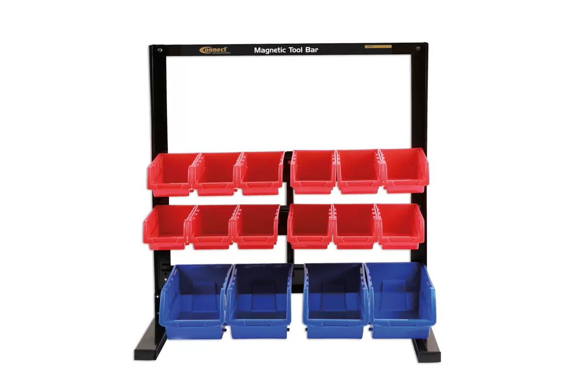 16 Storage Bin System Magnetic Bar