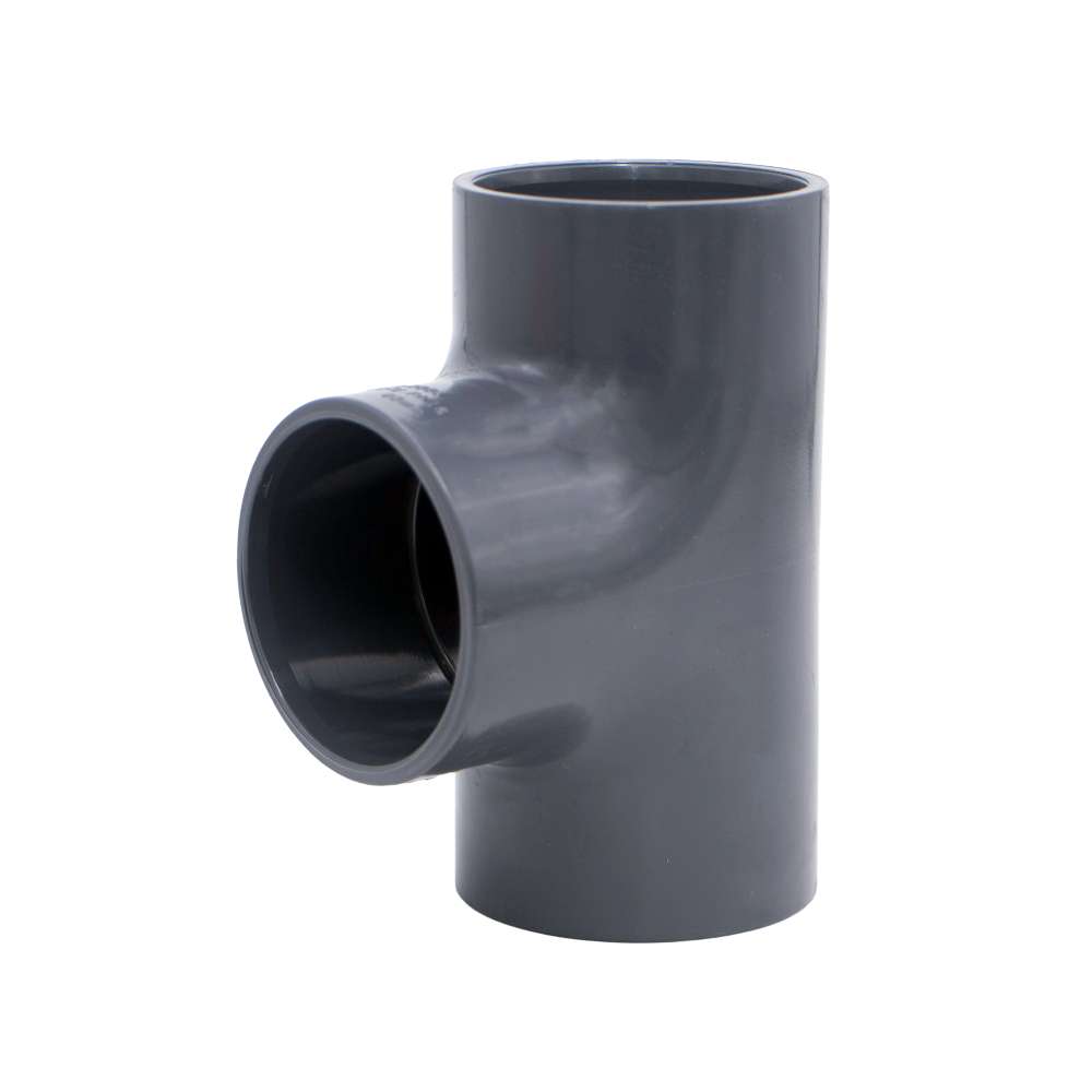 Atlas 63mm PVC Tee, Used for Metric Equal Branch Fitting