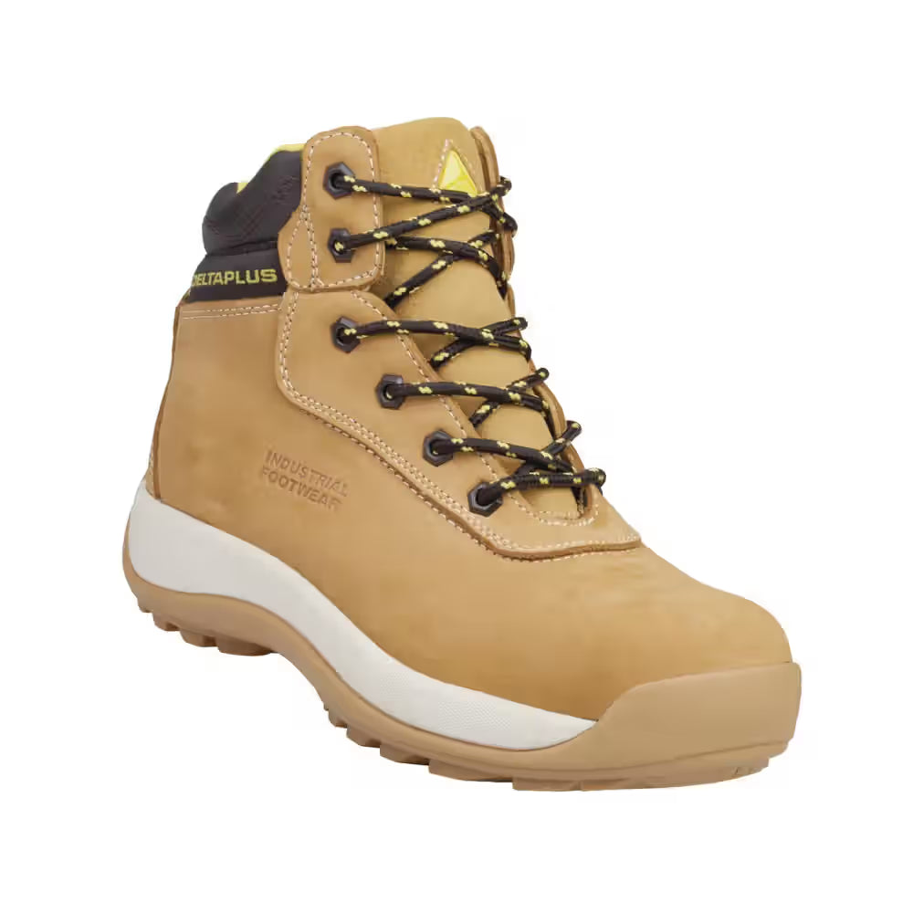 Delta Plus SAGA S3 SRC Nubuck Leather Boots - Beige, 44 EU