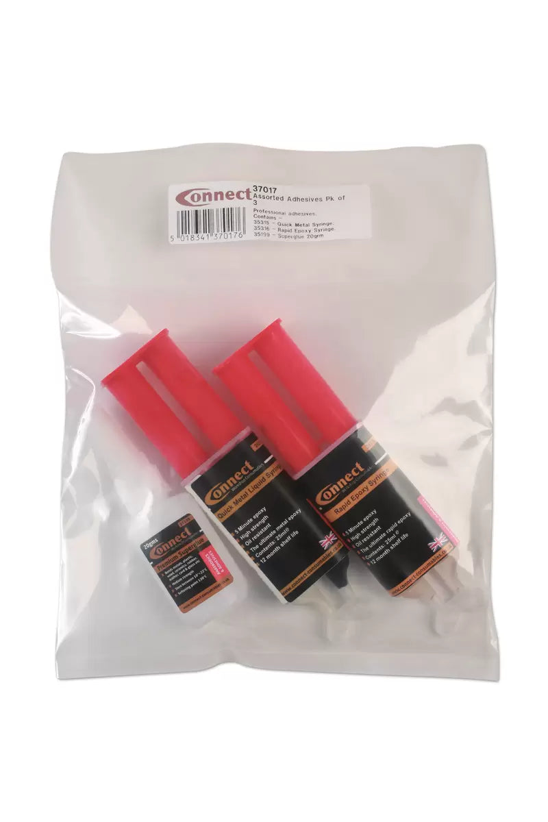 Connect - 37017 - Assorted Adhesives 3pc