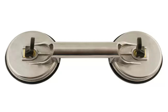 Laser - 3711 - Twin Glass Holder & Suction Cup Aluminium