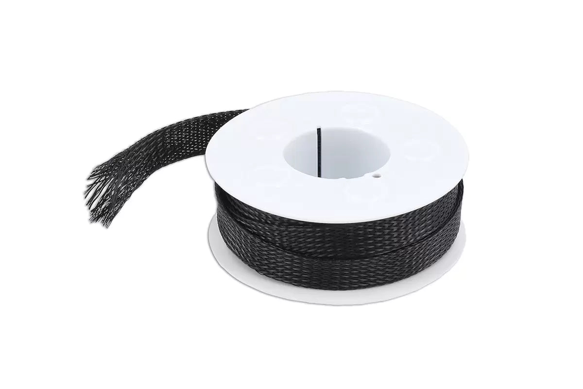Connect - 37111 - Expandable Braided Sleeving 12mm 5m coil in a clam blister