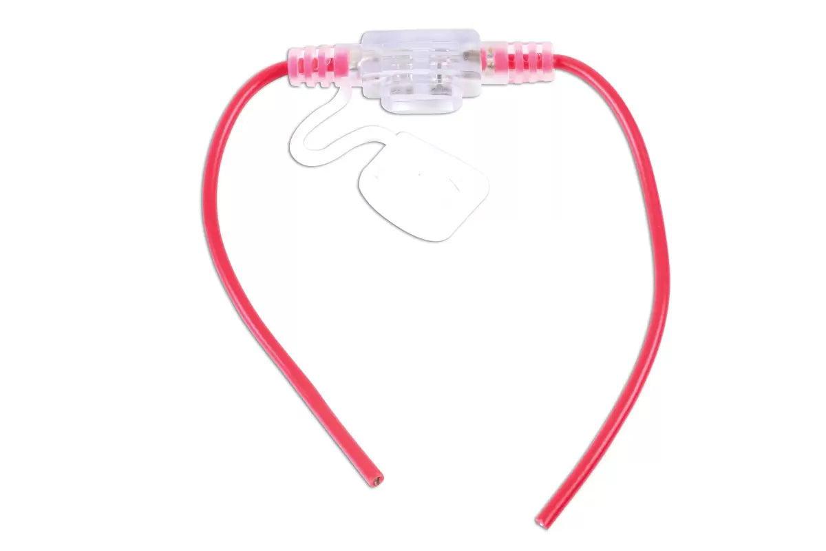 Connect - 37186 - Mini Blade Fuse Holder Transparent for LED Blade Fuse 1pc