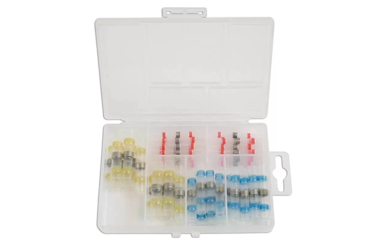 Connect - 37188 - Assorted Box of Solder Type Heat Shrink Connectors - 48pc