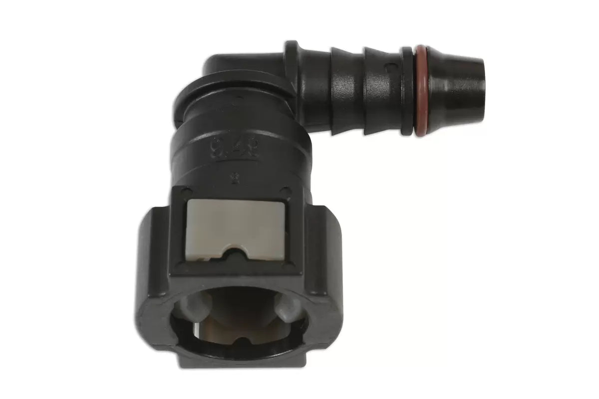Connect - 37208 - 90Â° Angled Fuel Line Quick Connectors 9.49 x 8mm 3pc