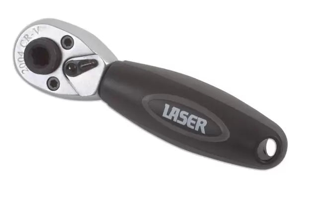 Laser - 3723 - Stubby Ratchet & Bit Driver 1/4"D