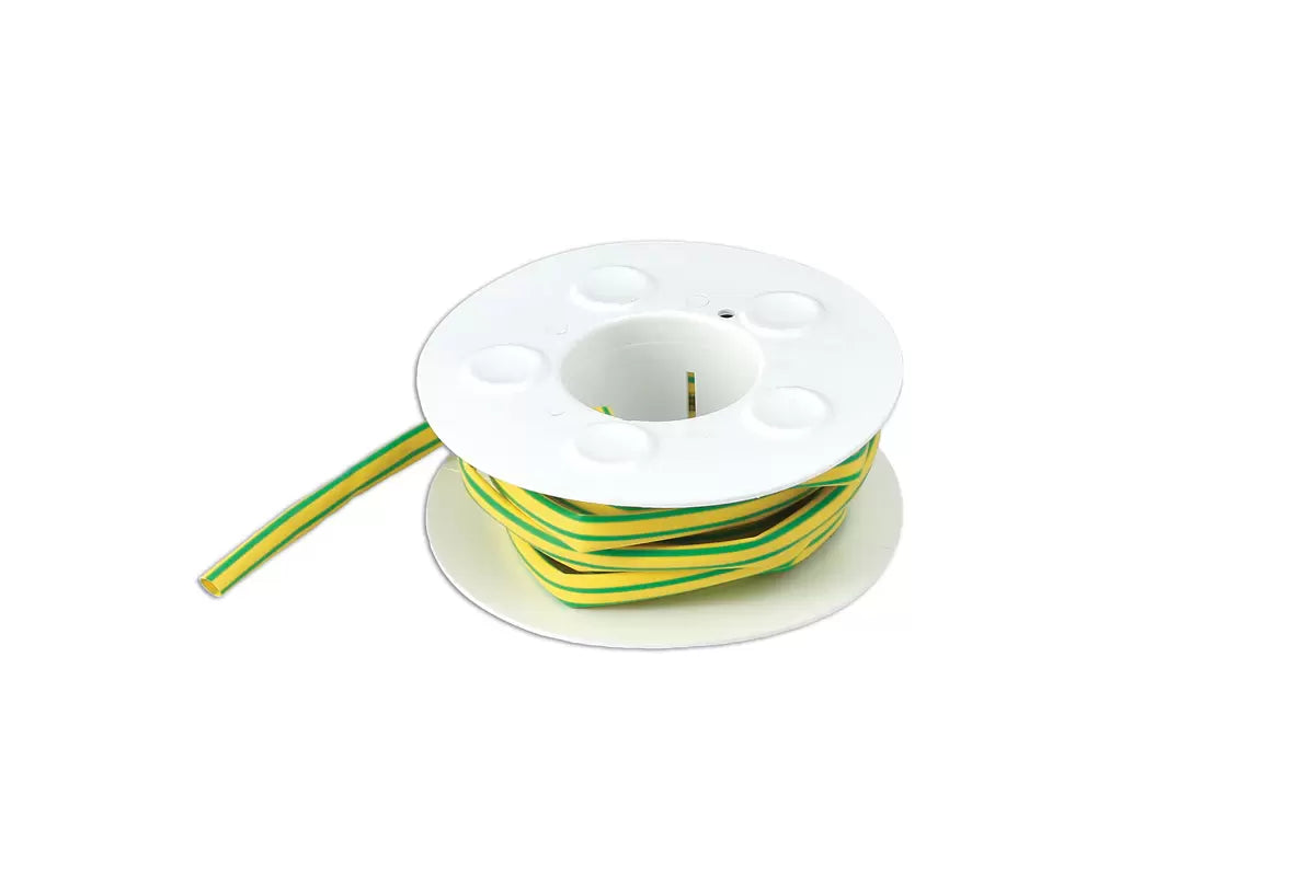 Connect - 37290 - Yellow / Green Earth 3.5mm Heat Shrink On A Roll 5m