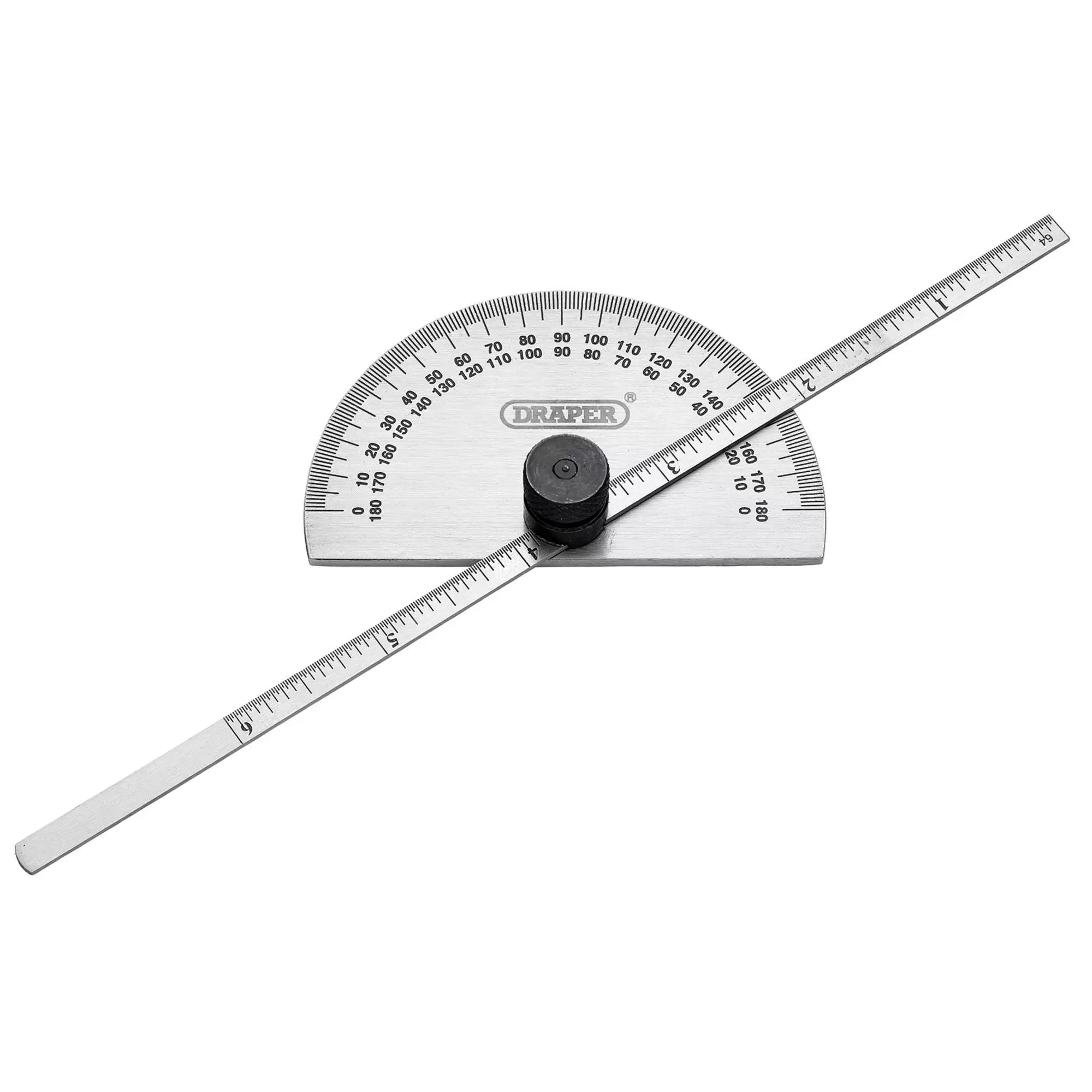 Draper Tools - 37342 - Protractor with Depth Gauge