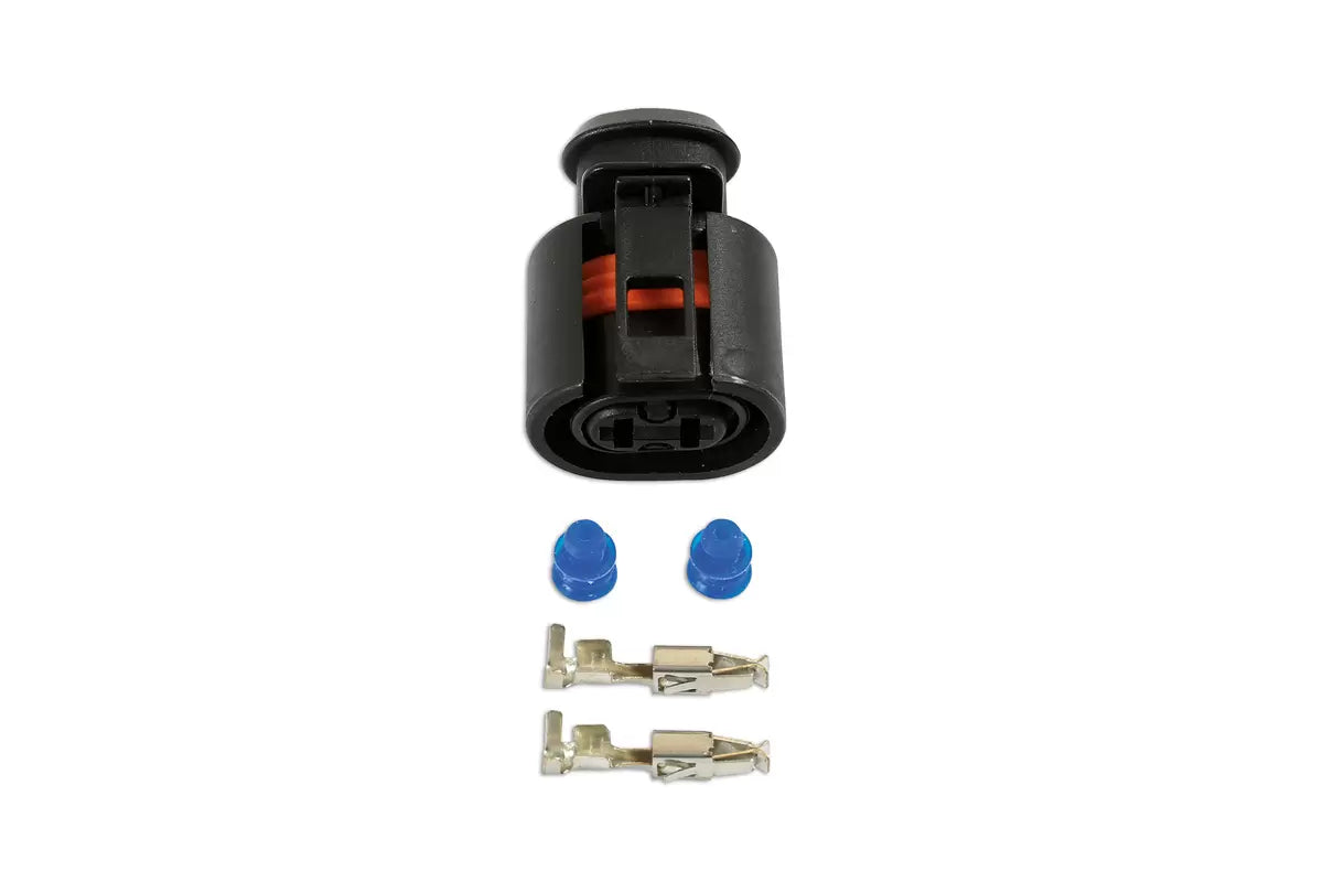 VW Electrical Female Connector 2.8mm 2 Pin Kit 25pc