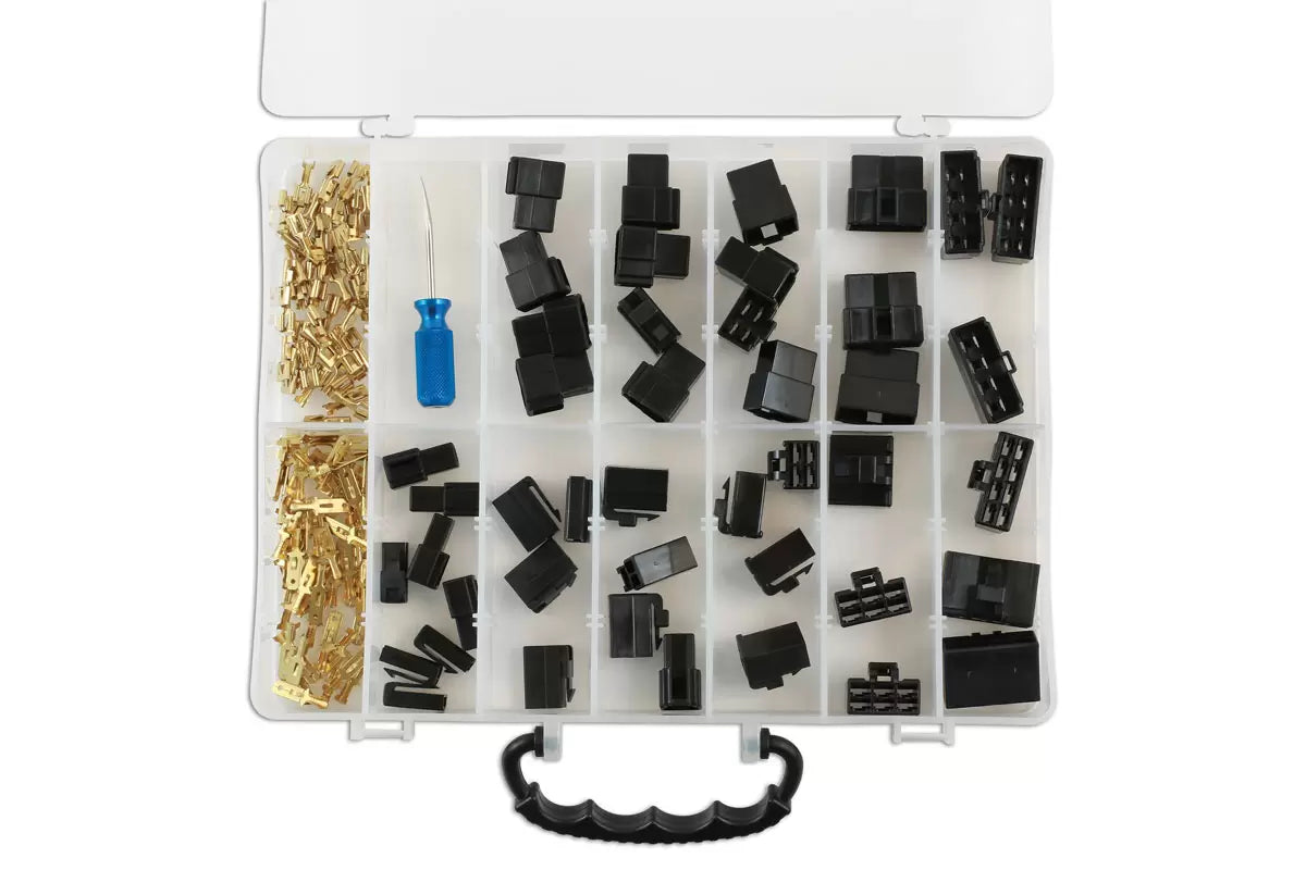 Connect - 37400 - Assorted 250 Type Electrical Connectors 145pc