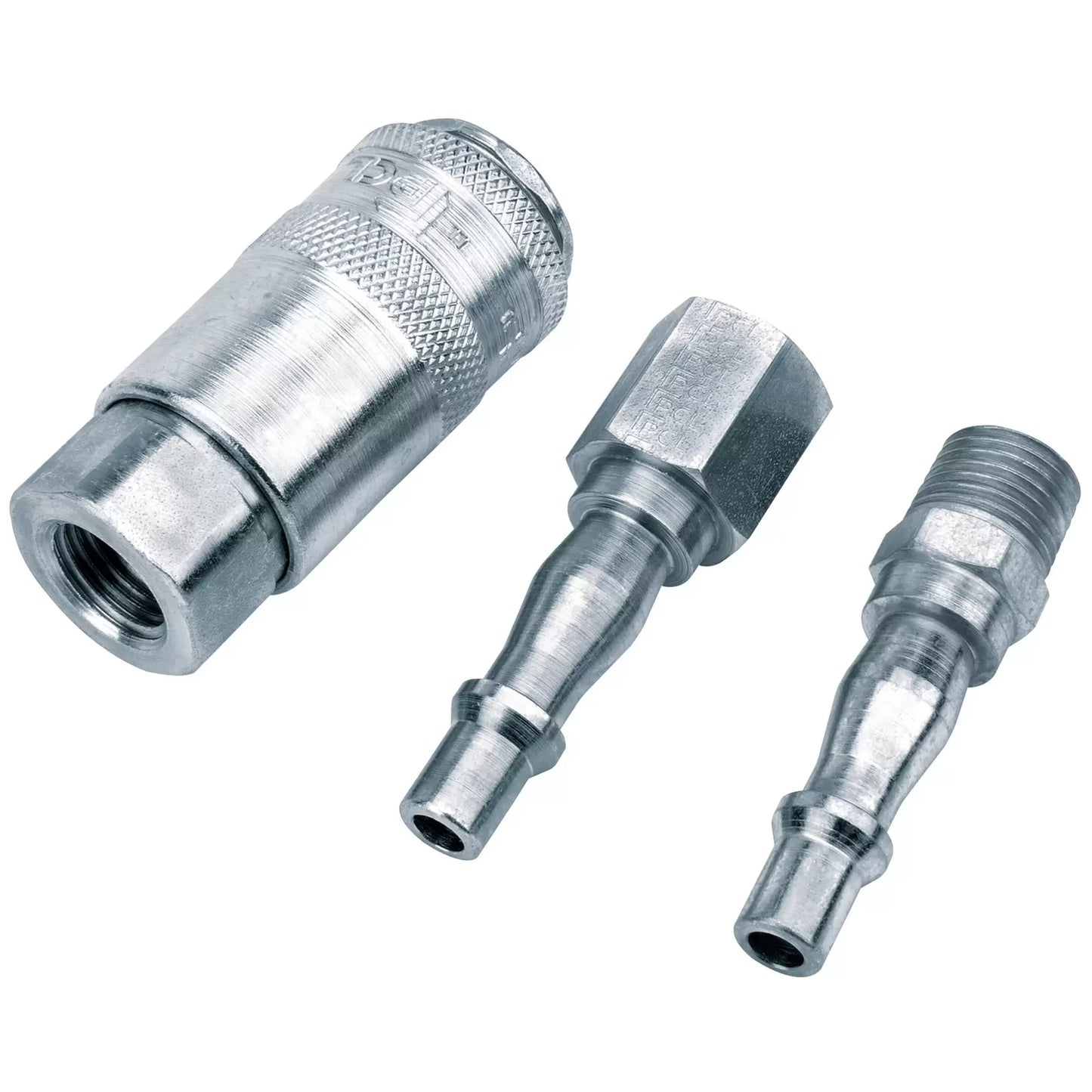 Draper Tools - 37844 - 1/4" PCL BSP Air Line Coupling Set (3 Piece)