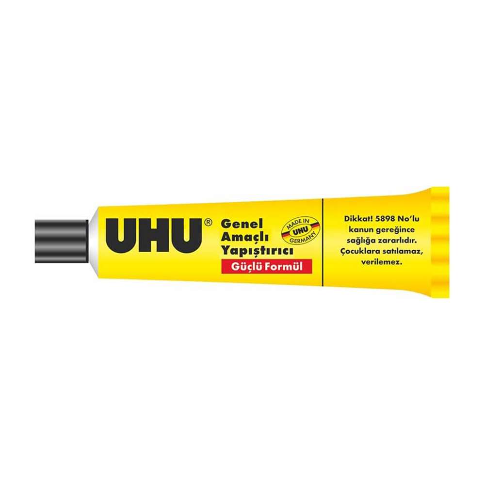 UHU All Purpose Adhesive, Multi-Surface, 125 ml, Fast & Permanent, Clear
