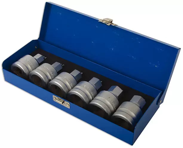 Laser - 3814 - Hex Socket Bit Set 3/4"D 6pc