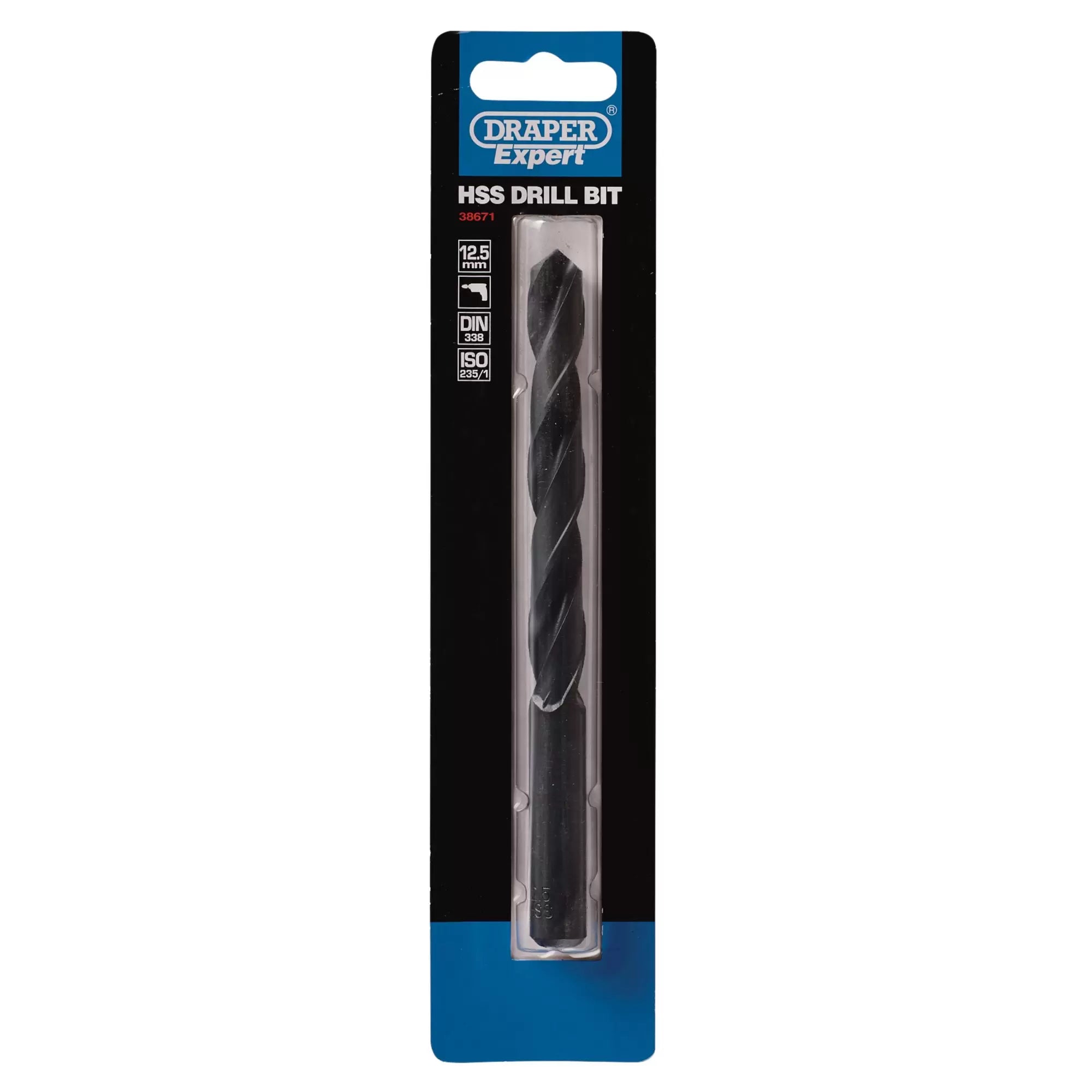 Draper Tools - 38671 - Draper Expert HSS Drill Bit, 12.5 x 151mm