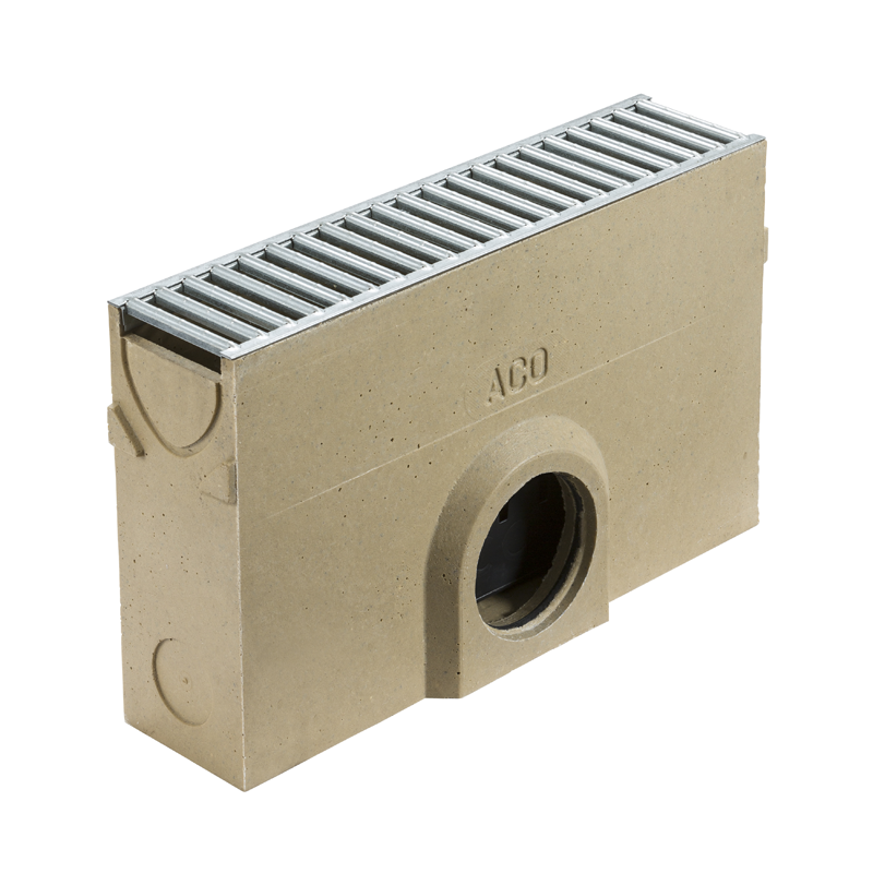 ACO RainDrain A15 Sump Unit With Galvanised Steel Grating