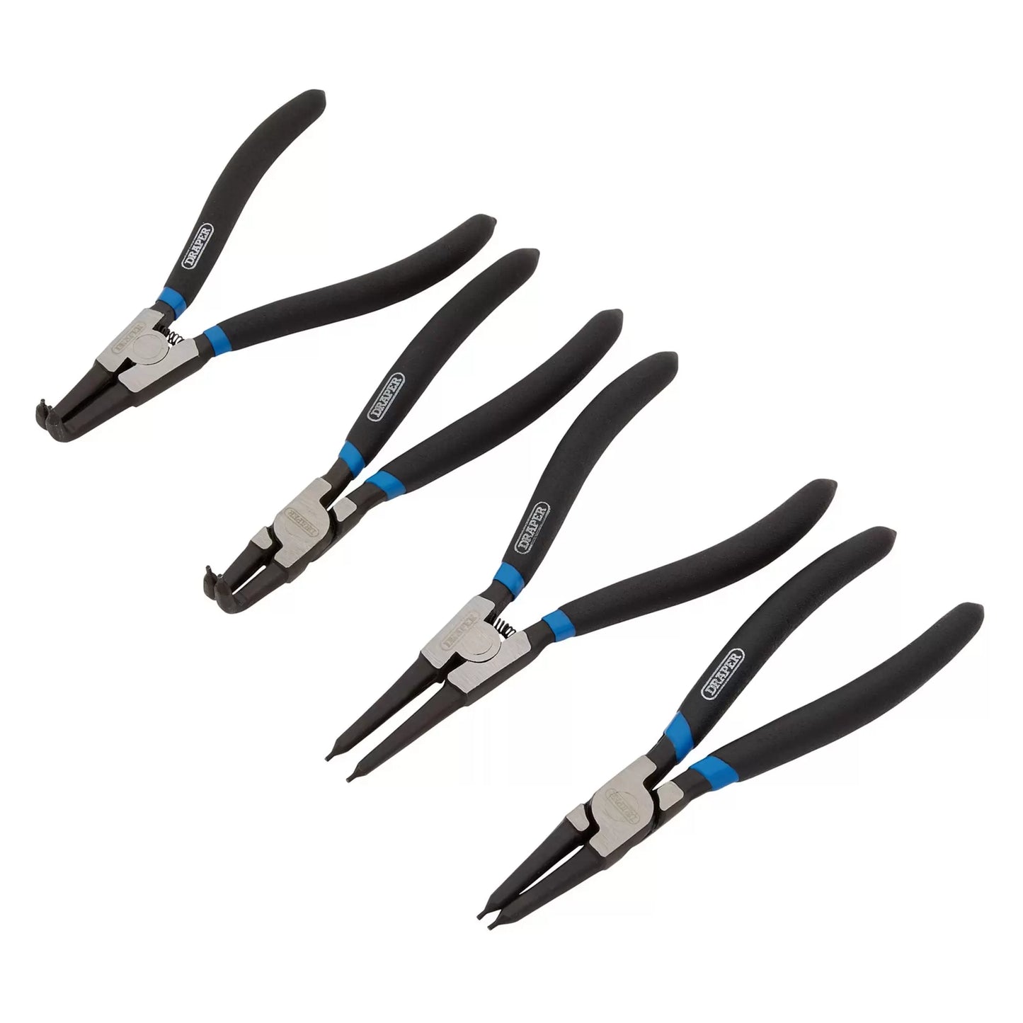 Draper Tools - 38999 - Internal and External Circlip Pliers Set (4 Piece)