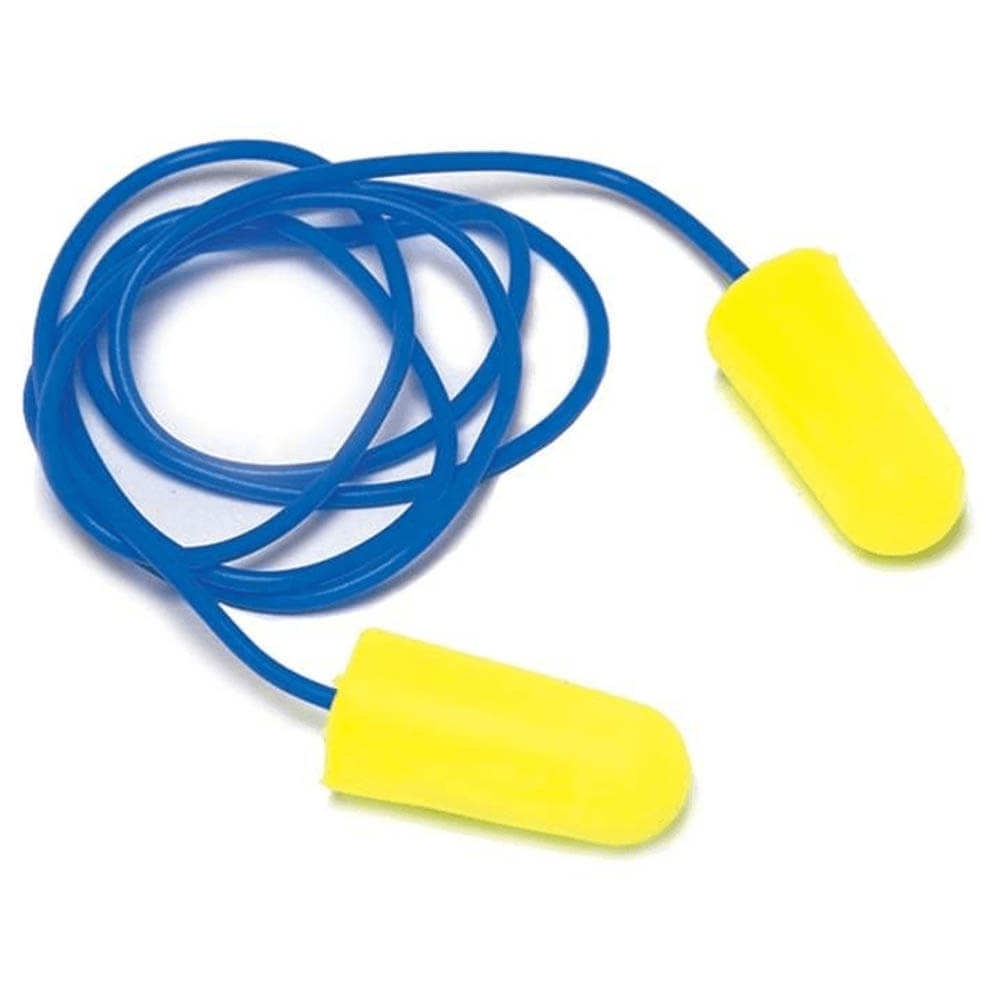 3M E-A-Rsoft Yellow Neons Corded Earplugs