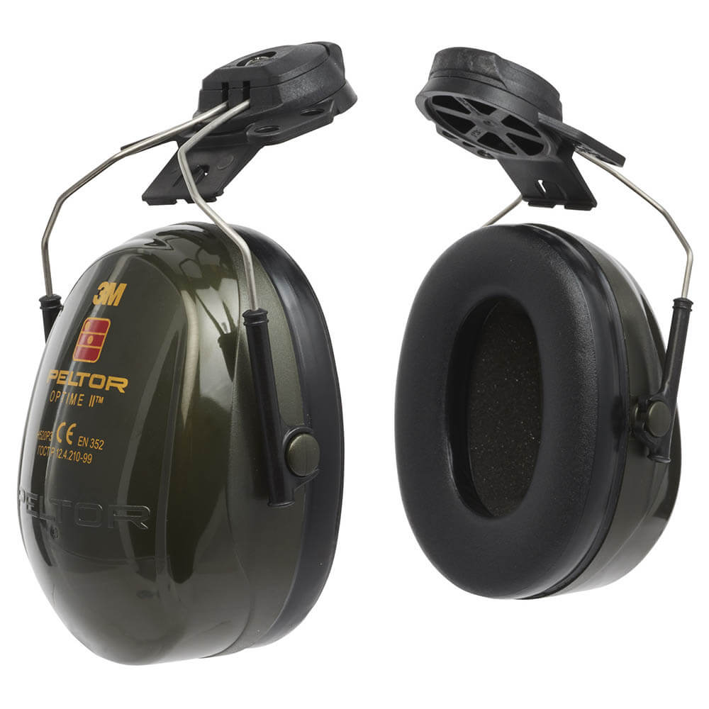 3M Peltor Optime II Helmet Mounted Ear Defenders