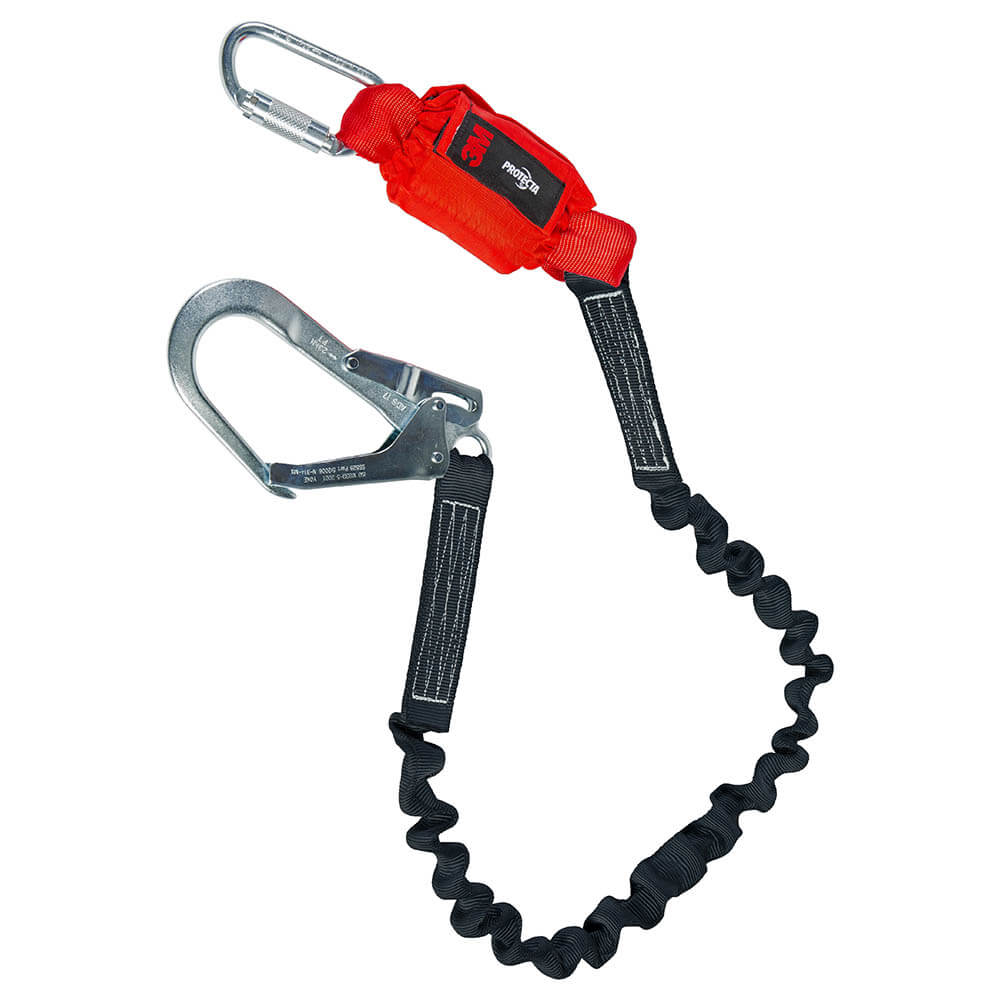 3M Protecta Shock Absorbing Lanyard Single Leg 1.5m