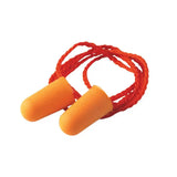 Foam Earplugs, Corded – 100 Pieces (Model #1110)