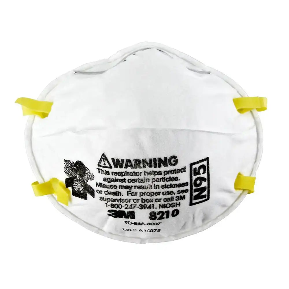 Standard Size Disposable Respirator Mask – 20 Pieces per Box (Model #8210)