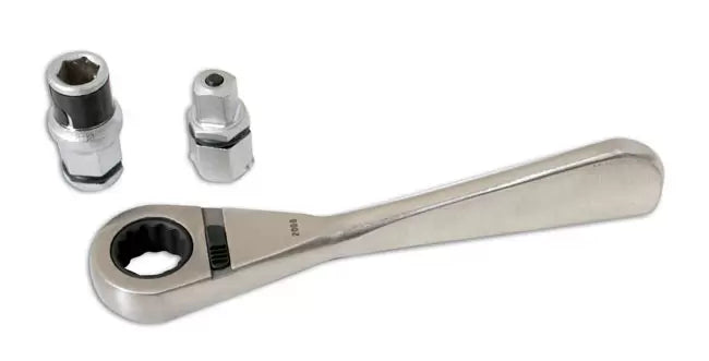 Laser - 4002 - Go Thru Ratchet with Bit & Socket Adaptor 1/4"D