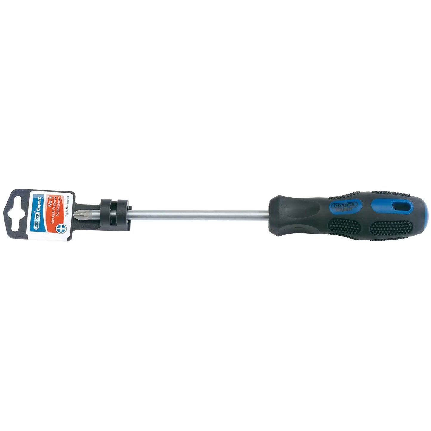 Draper Tools - 40020 - Draper Expert Cross Slot Screwdriver, No.3 x 150mm