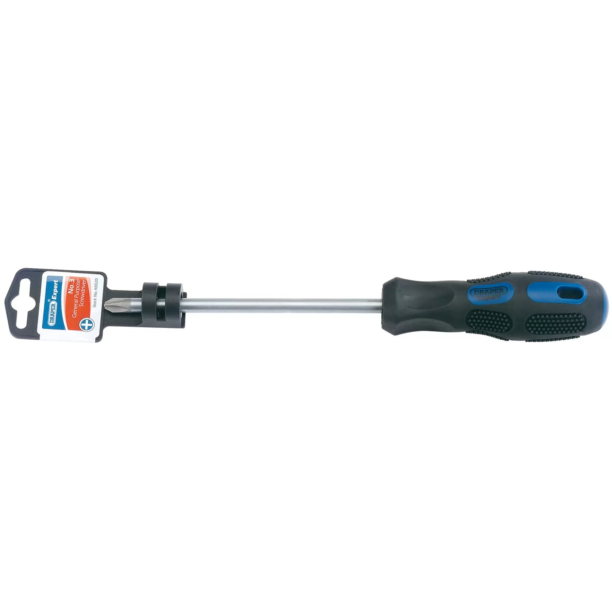 Draper Tools - 40020 - Draper Expert Cross Slot Screwdriver, No.3 x 150mm
