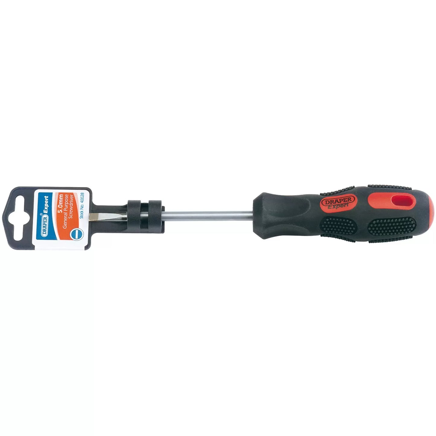 Draper Tools - 40028 - Draper Expert Plain Slot Parallel Tip Screwdriver, 5 x 100mm