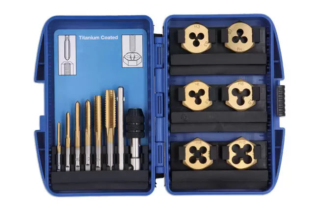 Laser - 4026 - Metric Tap & Die Set 13pc