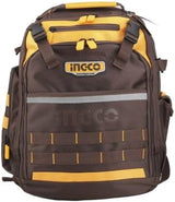 INGCO Professional Tool Backpack – 38x17x46 cm, Durable & Organized – HBP01028