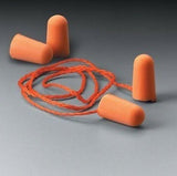 Foam Earplugs, Corded – 100 Pieces (Model #1110)