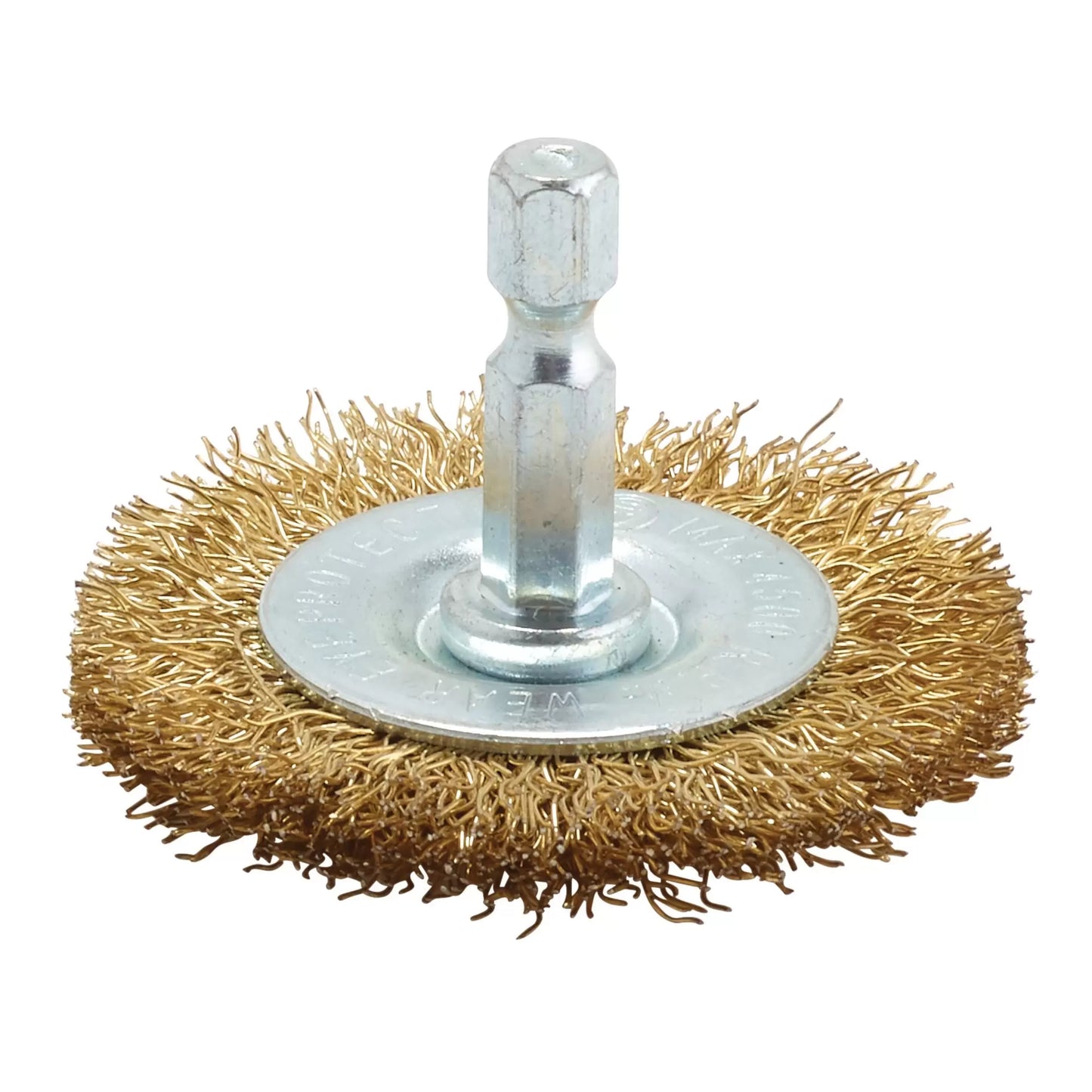 Draper Tools - 41427 - Brassed Steel Crimped Wire Wheel Brush, 50mm
